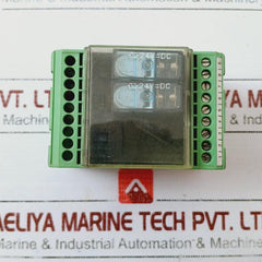 Phoenix Contact 35.75 50 Terminal Block With Relay 40.61 24v=dc