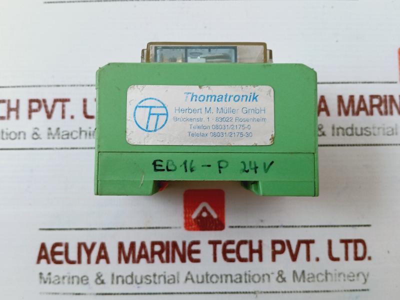 Phoenix Contact 35.75 50 Terminal Block With Relay 40.61 24v=dc