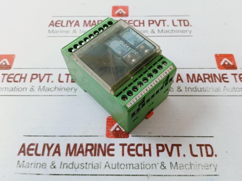 Phoenix Contact 35.75 50 Terminal Block With Relay 40.61 24v=dc