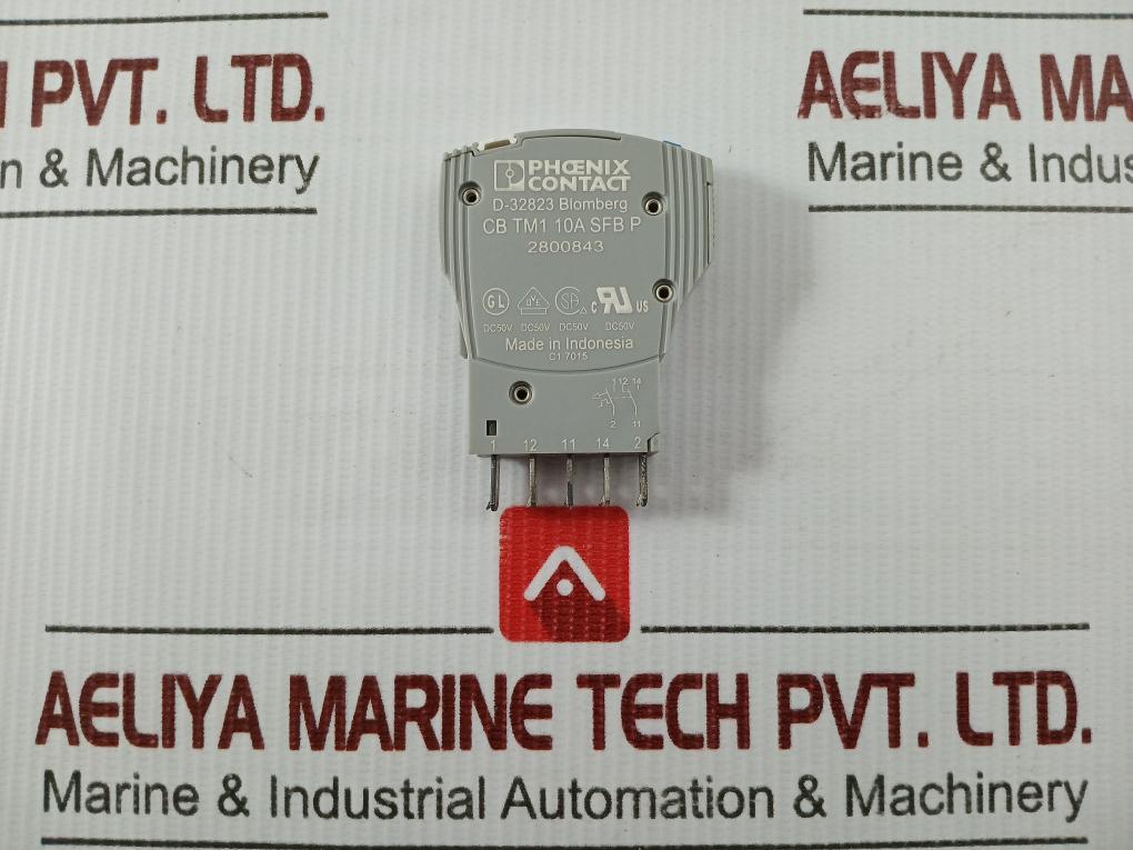 Phoenix Contact Circuit Breaker Dc 50V 10A Part No Cb Tm1 10A Sfb P 2800843