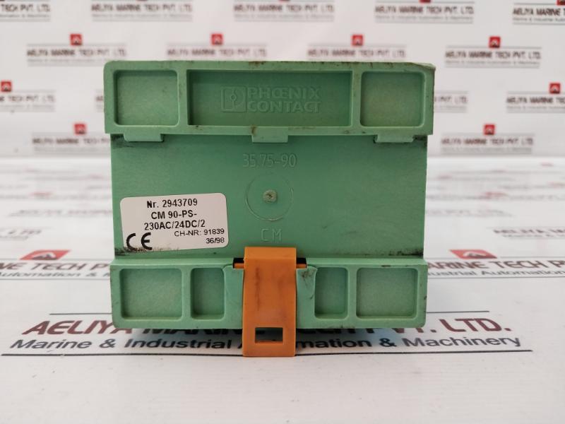 Phoenix Contact Cm 90-ps-230ac/24dc/2 Power Supply 2943709