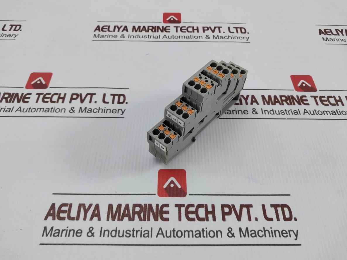 Phoenix Contact D-pit 2.5-3L Din Rail Terminal Block 500V 2.5Mm2