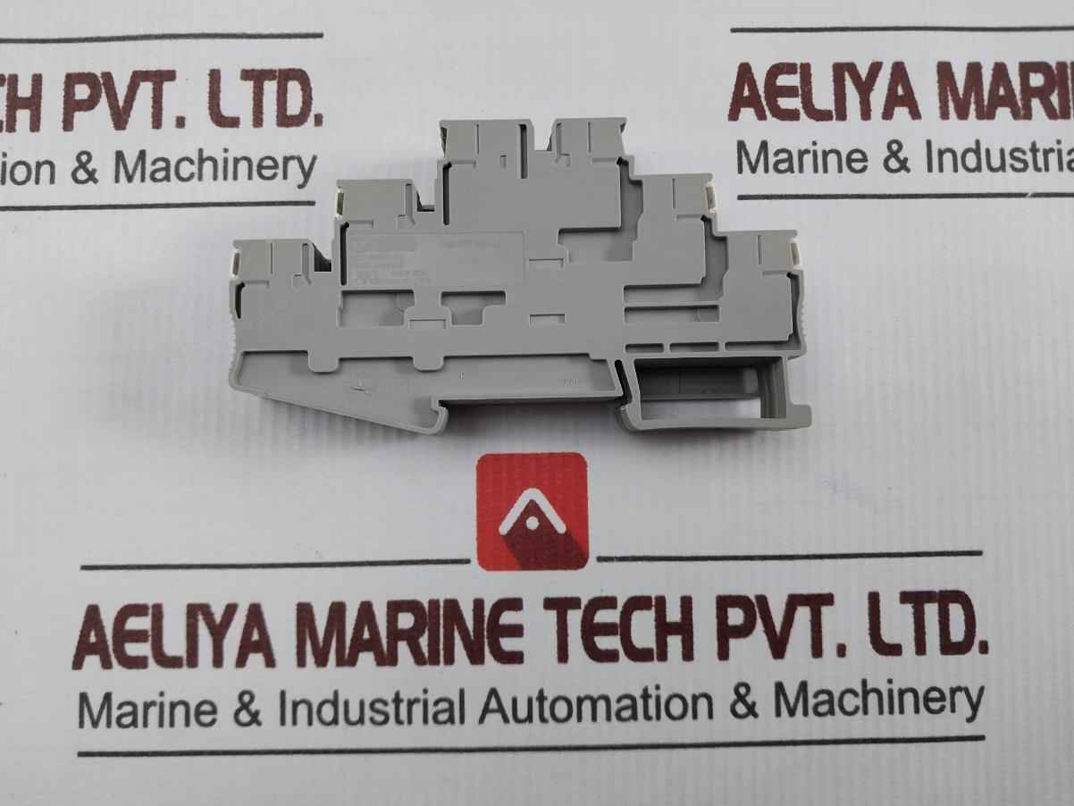 Phoenix Contact D-pit 2.5-3L Din Rail Terminal Block 500V 2.5Mm2