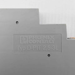 Phoenix Contact D-pit 2.5-3L Din Rail Terminal Block 500V 2.5Mm2