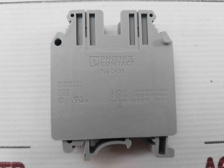 Phoenix Contact Din Rail Terminal Block Uk 35 35-5 (1 Box = 30 Pcs)