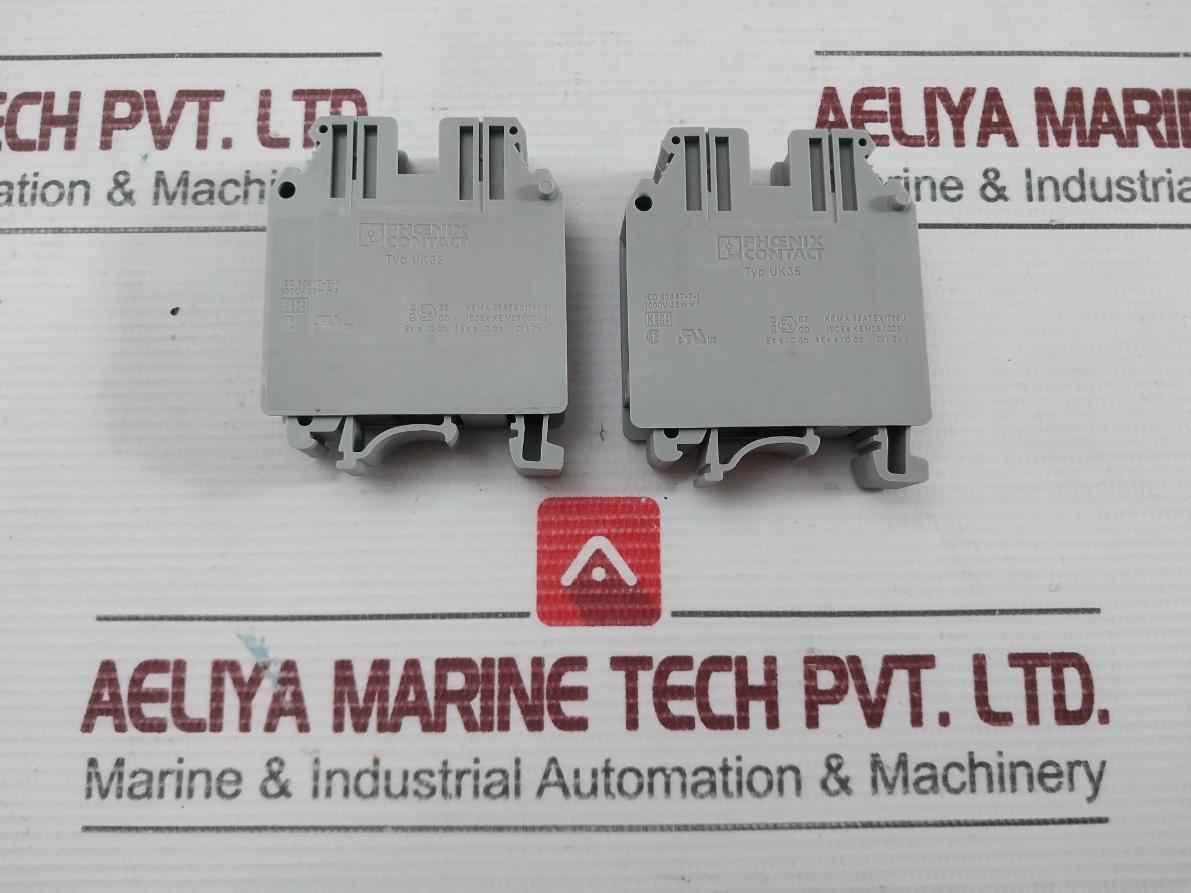 Phoenix Contact Din Rail Terminal Block Uk 35 35-5 (1 Box = 30 Pcs)