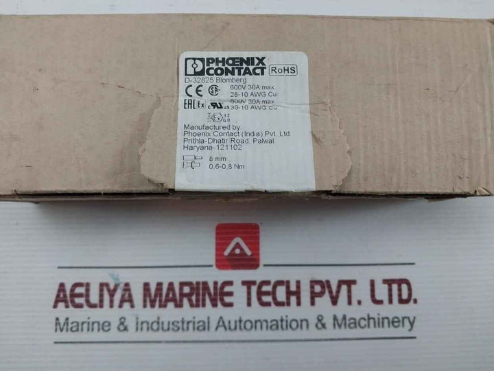 Phoenix Contact Din Rail Terminal Block Uk 5 N (1 Box = 50 Pcs)