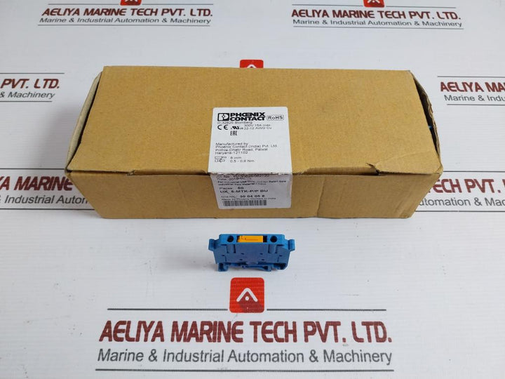 Phoenix Contact Disconnect Terminal Block Uk 5-mtk-p/P Bu (1 Box = 50 Pcs)
