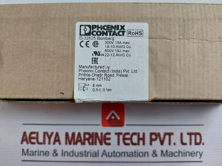 Phoenix Contact Disconnect Terminal Block Uk 5-mtk (1Box = 40Pcs)