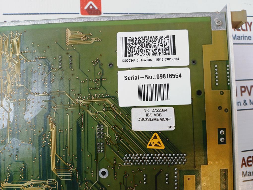 Phoenix Contact Dsqc344 Interbus-s Board 3Hab7686-1/013