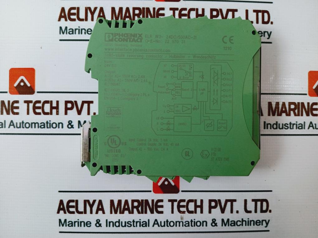 Phoenix Contact Elr W3-24Dc/500Ac-2I Solid-state Reversing Contactor