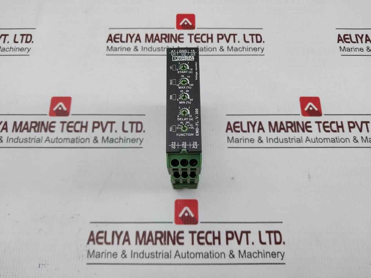 Phoenix Contact Emd-fl-v-300 1 Phase Voltage Monitor Relay 20.4-264 V Ac/Dc