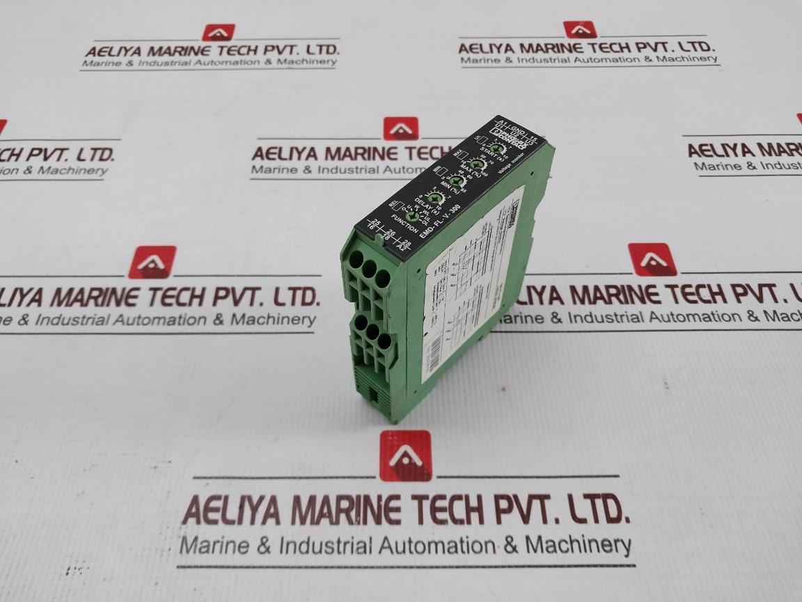 Phoenix Contact Emd-fl-v-300 1 Phase Voltage Monitor Relay 20.4-264 V Ac/Dc
