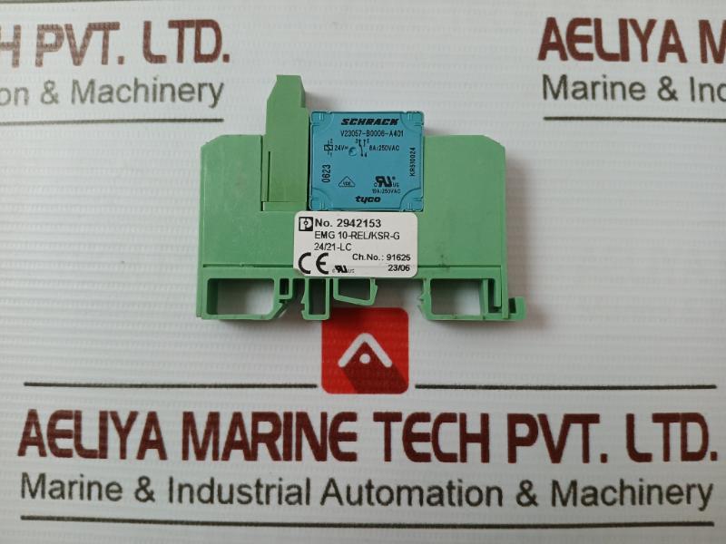 Phoenix Contact Emg 10-rel/Ksr-g 24/21-lc Relay Module 8A/250Vac 2942153