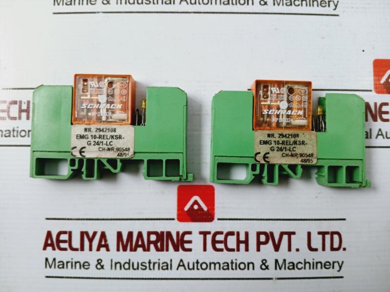 Phoenix Contact Emg 10-rel/ksr-g 24/1-lc 2942108 Relay Module 8a 250v