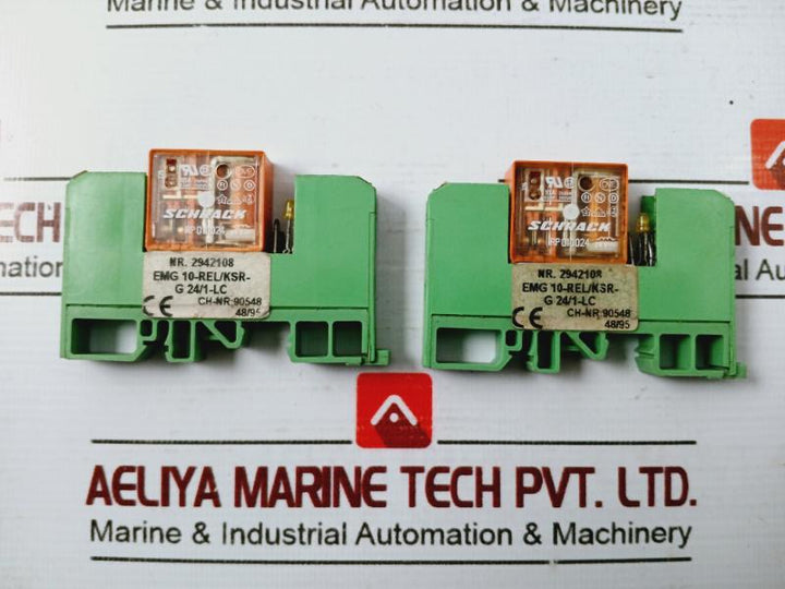 Phoenix Contact Emg 10-rel/ksr-g 24/1-lc 2942108 Relay Module 8a 250v