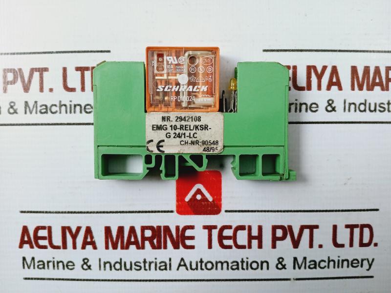 Phoenix Contact Emg 10-rel/ksr-g 24/1-lc 2942108 Relay Module 8a 250v