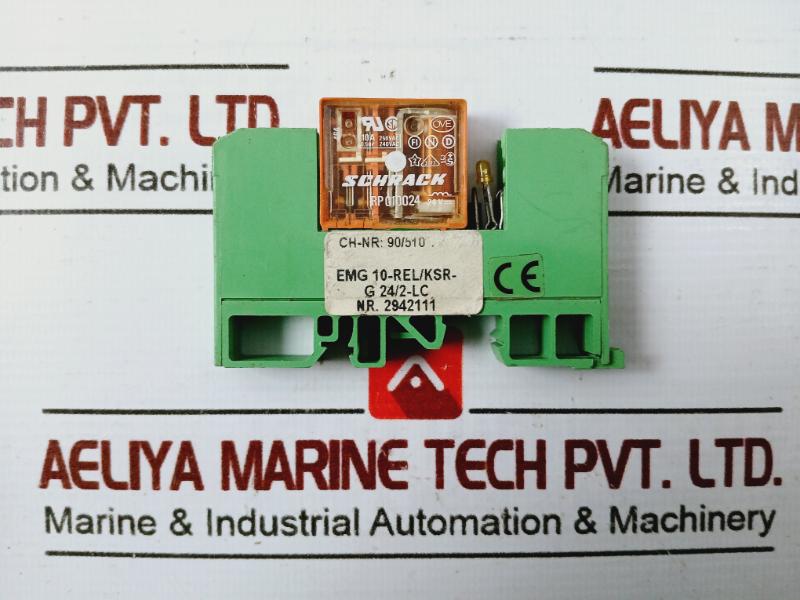 Phoenix Contact Emg 10-rel/ksr-g 24/2-lc Relay Module 8a 250v 2942111