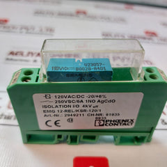 Phoenix Contact Emg 12-rel/Ksr-120/1 Relay Module With Miniature Switching Relay