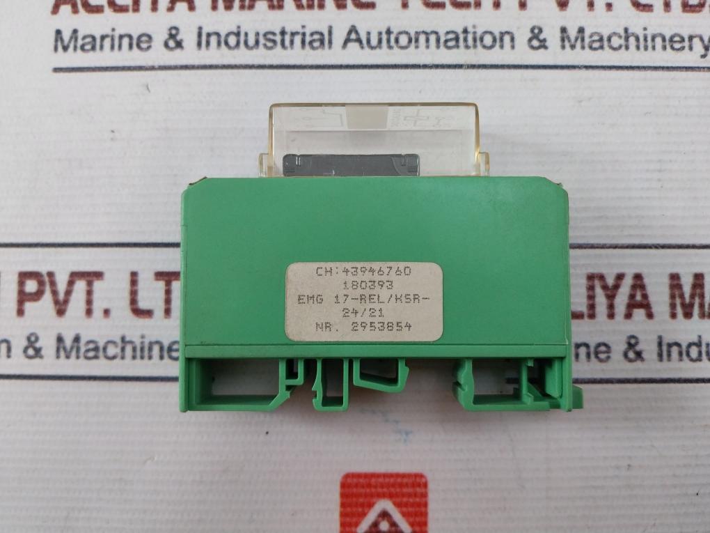 Phoenix Contact Emg 17-rel/Ksr-24/21 Relay Module 24Vac/Dc