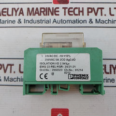 Phoenix Contact Emg 22-rel/Ksr-24/21-21 Relay Module 2950323 Used