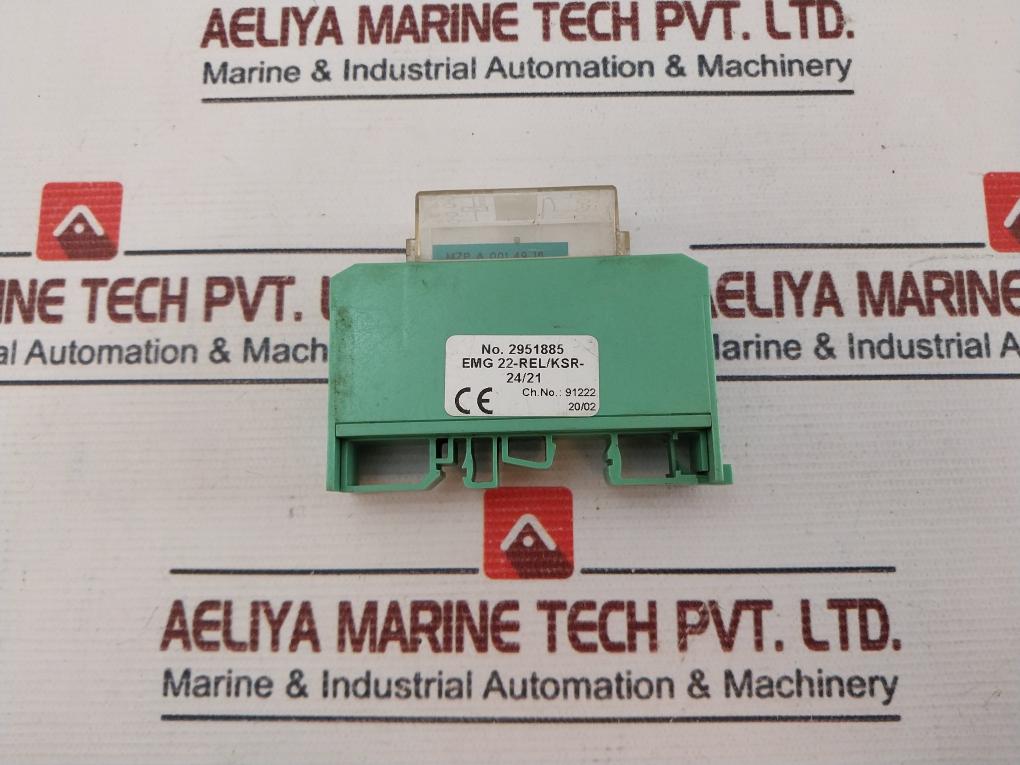 Phoenix Contact Emg 22-rel/Ksr-24/21 Relay Module Used