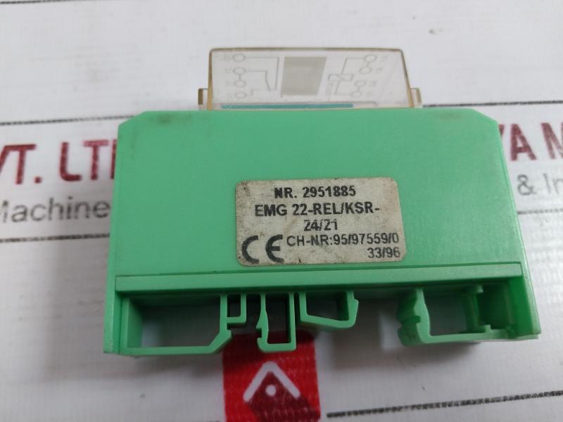 Phoenix Contact Emg 22-rel/Ksr-24/21 Relay Module 2951885 Ac/Dc