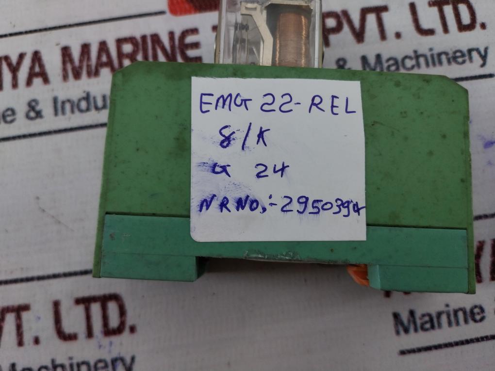 Phoenix Contact Emg 22-rels/K1 Contact Relay With Socket 2950394