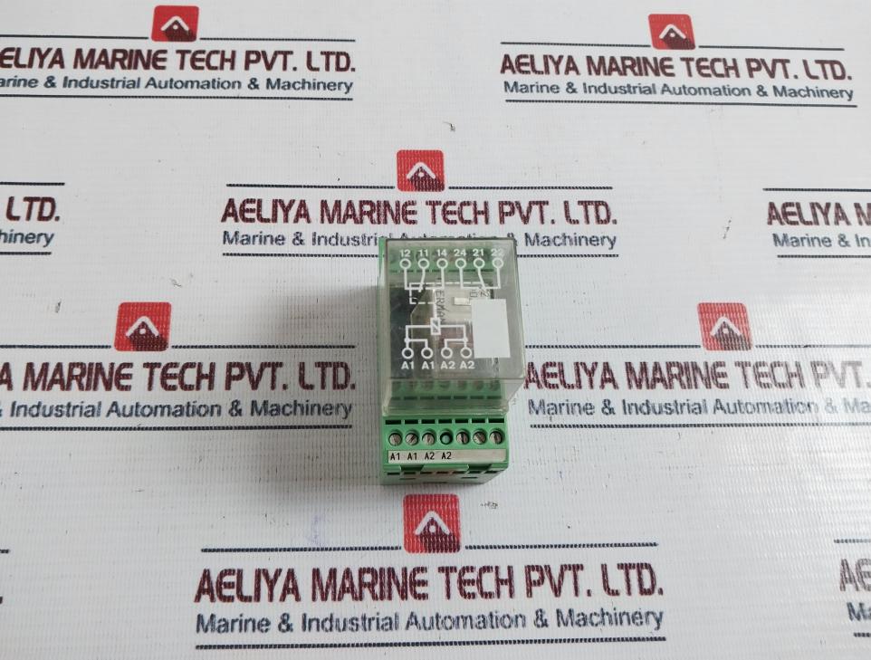 Phoenix Contact Emg 37-rels/K2-g 24 Relay Module With Plug In Base Input 24 Vdc