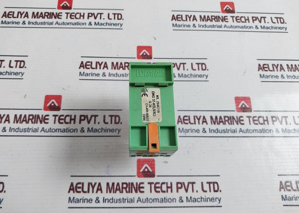 Phoenix Contact Emg 37-rels/K2-g 24 Relay Module With Plug In Base Input 24 Vdc