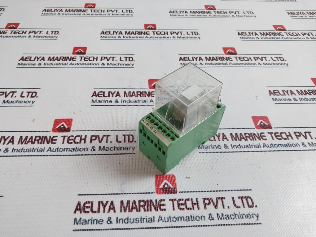 Phoenix Contact Emg 37-rels/K2-g 24 Relay Module With Plug In Base Input 24 Vdc