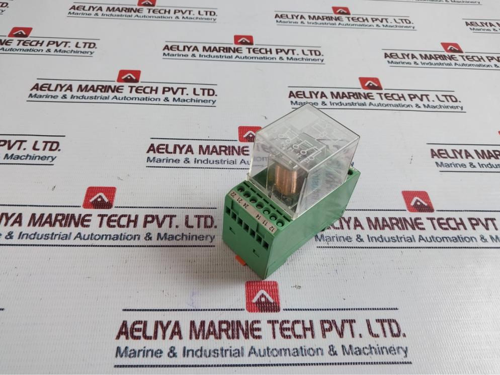 Phoenix Contact Emg 37-rels/K2-g 24 Relay Module With Plug In Base Input 24 Vdc