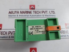 Phoenix Contact Emg 37-rels/K2-g 24 Relay Module With Plug In Base Input 24 Vdc