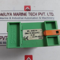 Phoenix Contact Emg 37-rels/K2-g 24 Relay Module With Plug In Base Input 24 Vdc