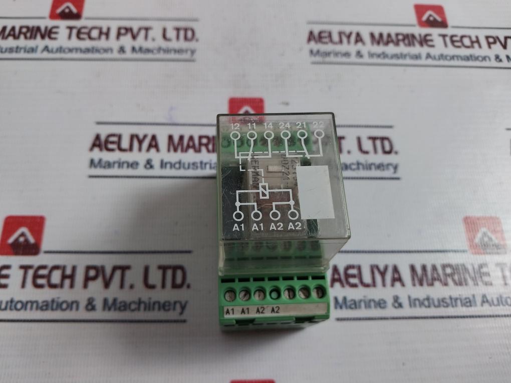 Phoenix Contact Emg 37-rels/K2-g 24 Relay Module With Plug In Base Input 24 Vdc