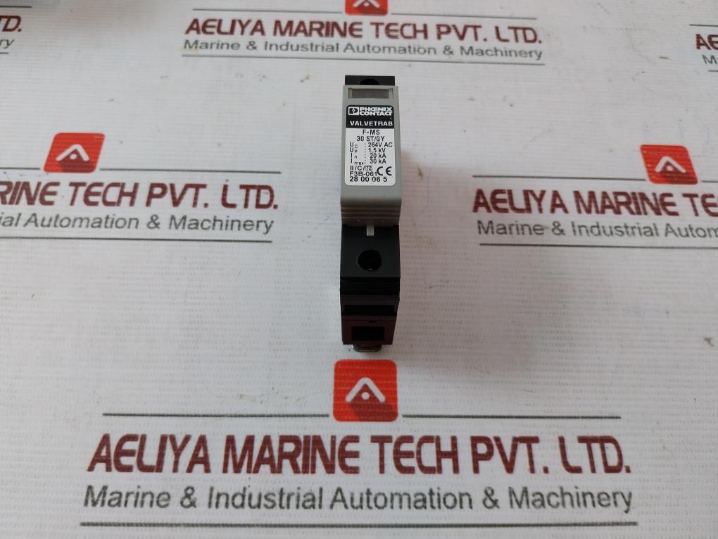 Phoenix Contact F-ms 30 St/Gy Surge Protection Plug With Base F3B-061