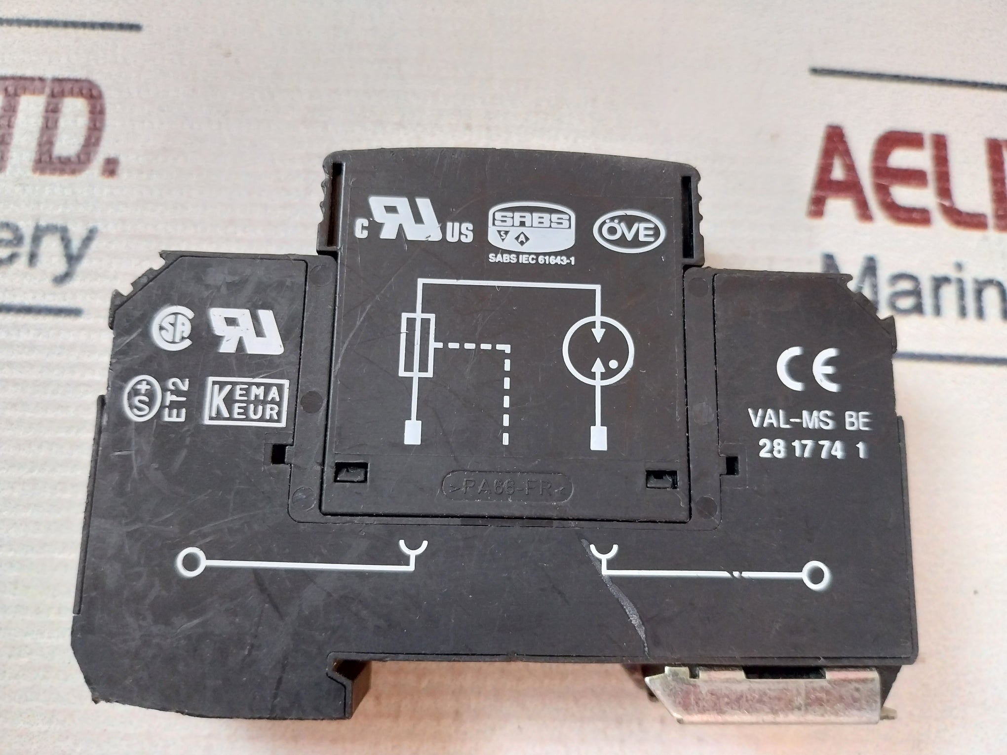 Phoenix Contact F-ms Valvetrab Surge Protection 260V