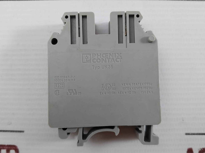 Phoenix Contact Feed-through Terminal Block Part No. Uk35