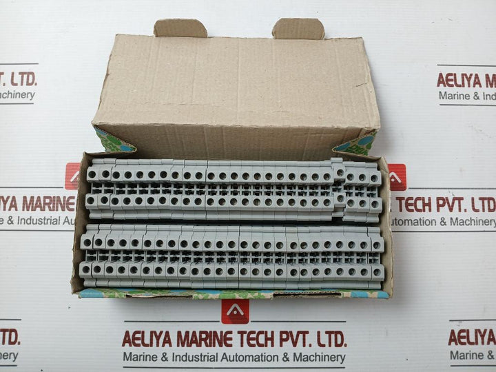 Phoenix Contact Feed Through Terminal Block Part No: Ut 6, 600V 50A Max (1 Box = 50 Pcs)