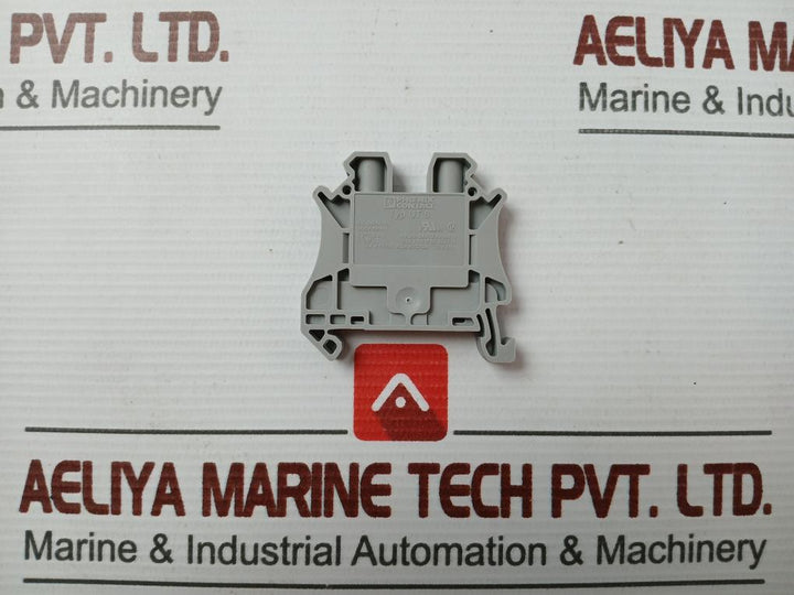 Phoenix Contact Feed Through Terminal Block Part No: Ut 6, 600V 50A Max (1 Box = 50 Pcs)