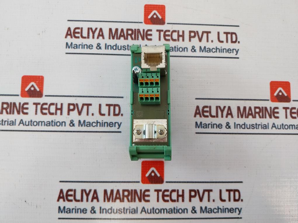 Phoenix Contact Fl-pp-rj45-scc Patch Panel Socket Used