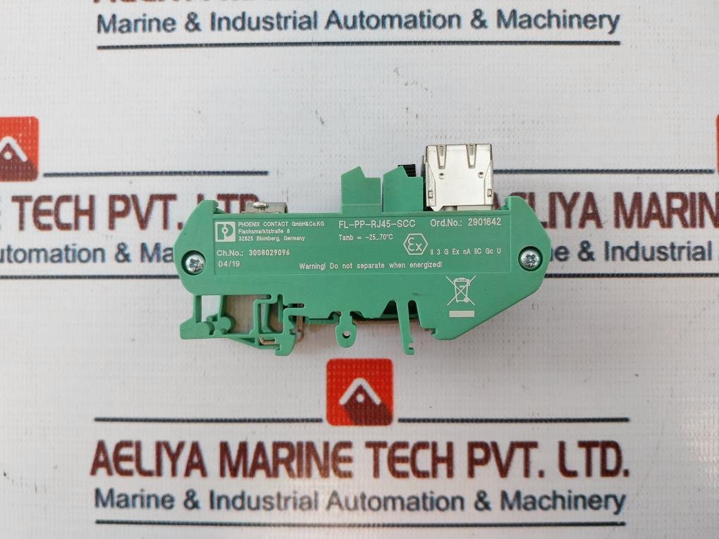 Phoenix Contact Fl-pp-rj45-scc Patch Panel Socket 2901642