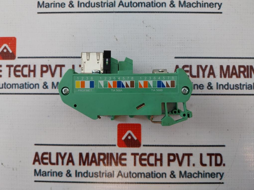 Phoenix Contact Fl-pp-rj45-scc Patch Panel Socket Used