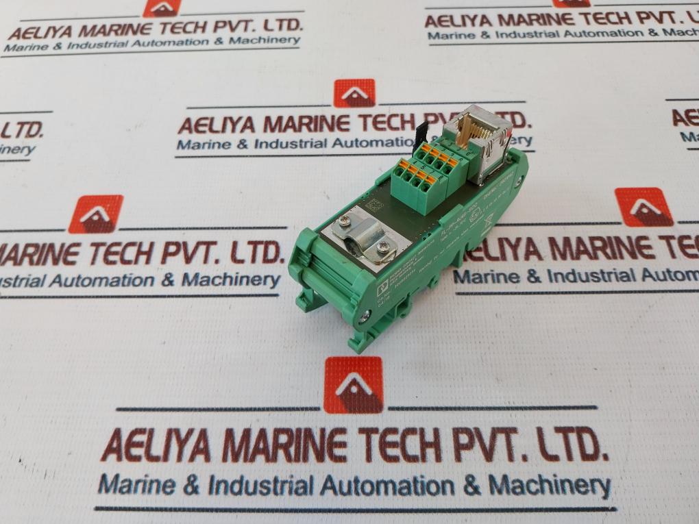 Phoenix Contact Fl-pp-rj45-scc Patch Panel Socket Used
