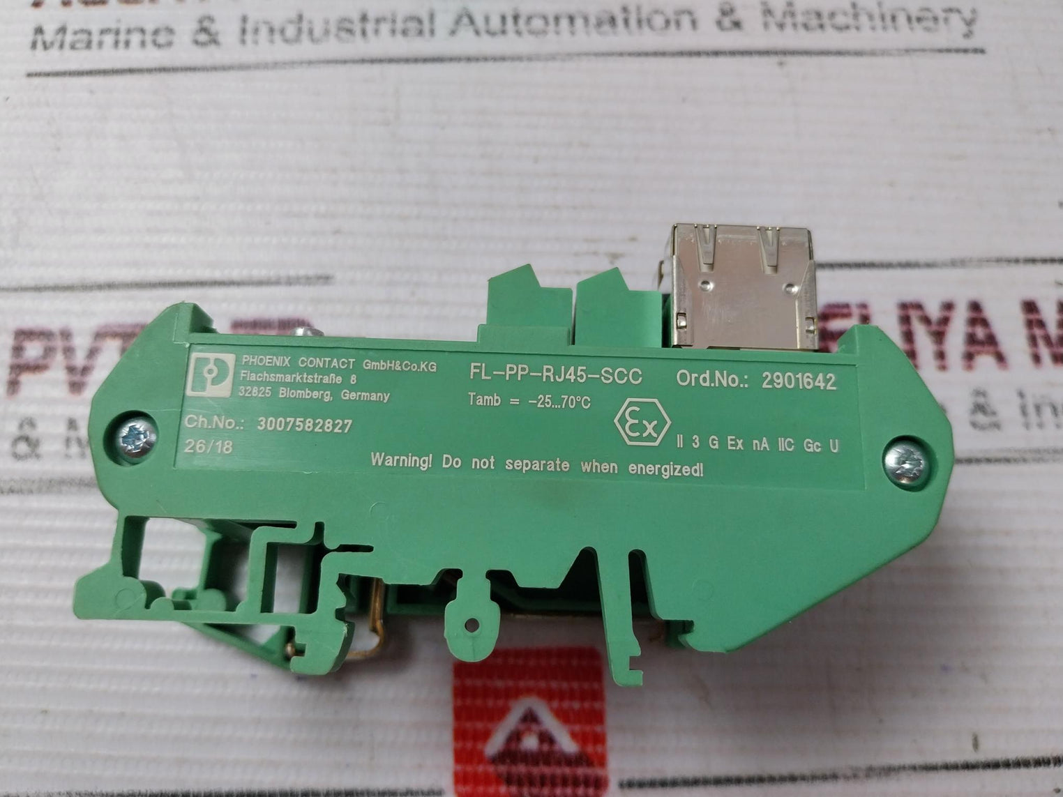 Phoenix Contact Fl-pp-rj45-scc Socket 2901642