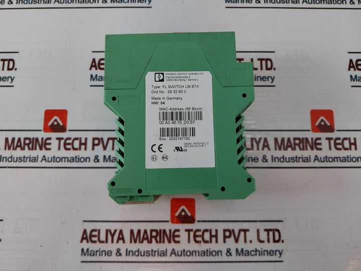 Phoenix Contact Fl Switch Lm 8Tx Ethernet Switch 2832632 24Vdc