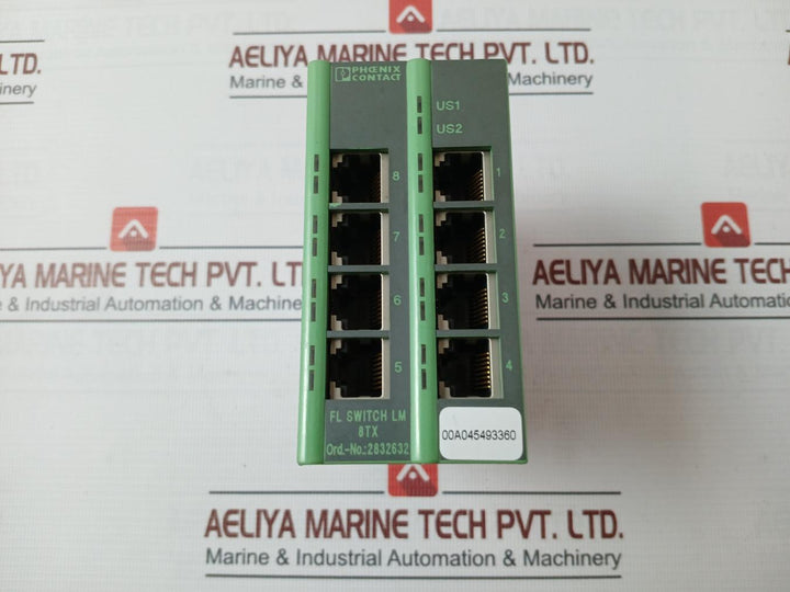 Phoenix Contact Fl Switch Lm 8Tx Industrial Ethernet Switch 2832632 24Vdc, 250Ma