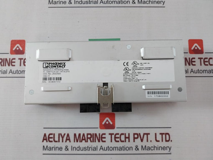Phoenix Contact Fl Switch Sf 14Tx/2Fx Ethernet Switch 24Vdc 320 Ma