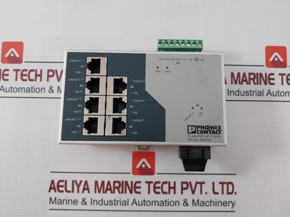 Phoenix Contact Fl Switch Sf 7Tx/Fx Industrial Ethernet Switch 24Vdc 240Ma