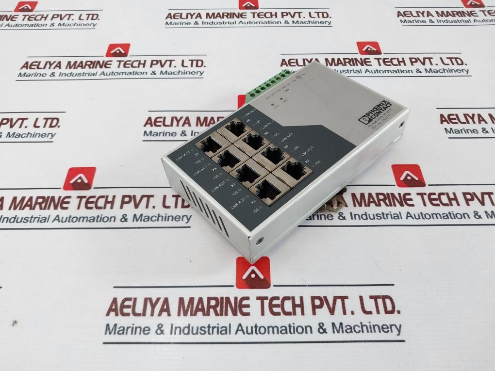 Phoenix Contact Fl Switch Sf 8Tx Industrial Ethernet Switch 30-12 Awg